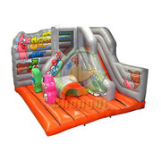 inflatable combo moonwalk